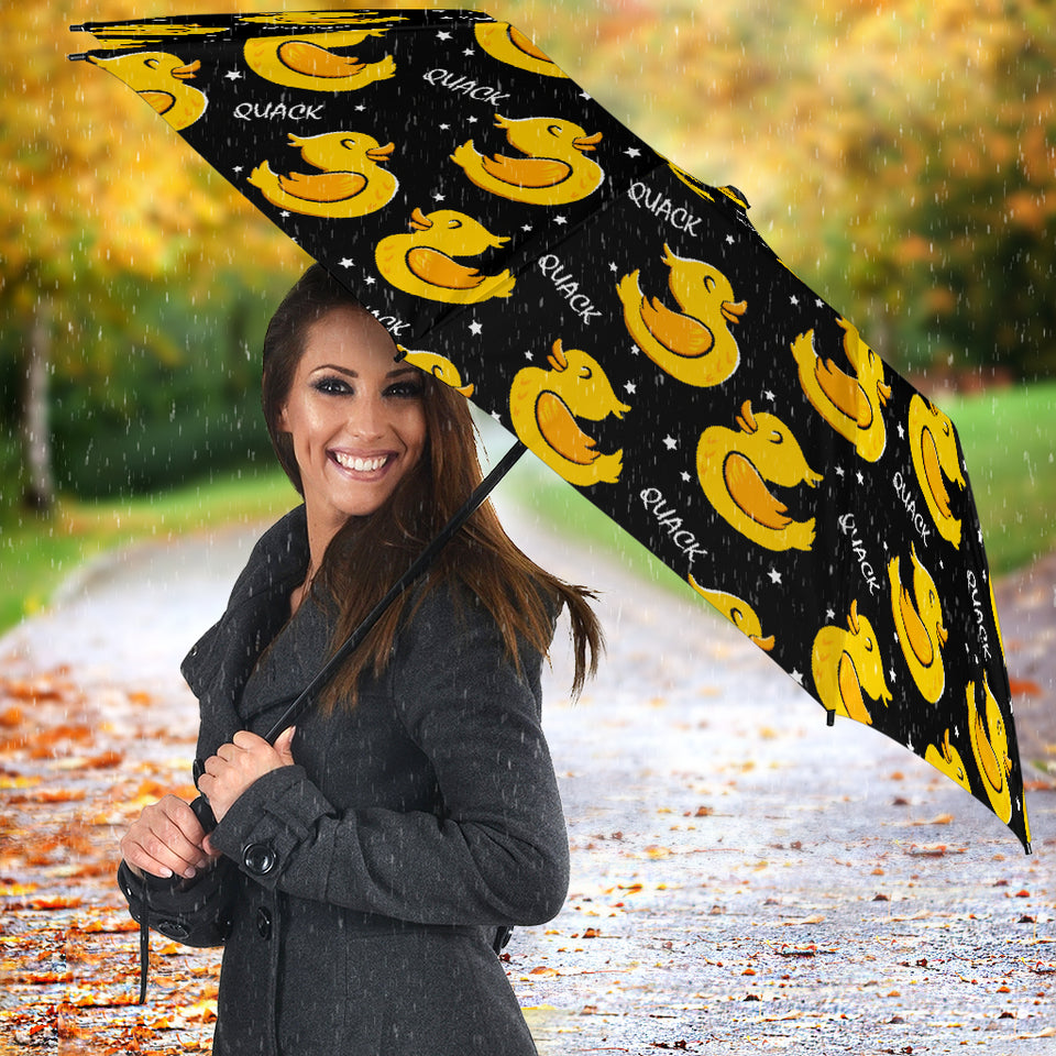 Duck Toy Pattern Print Design 05 Umbrella