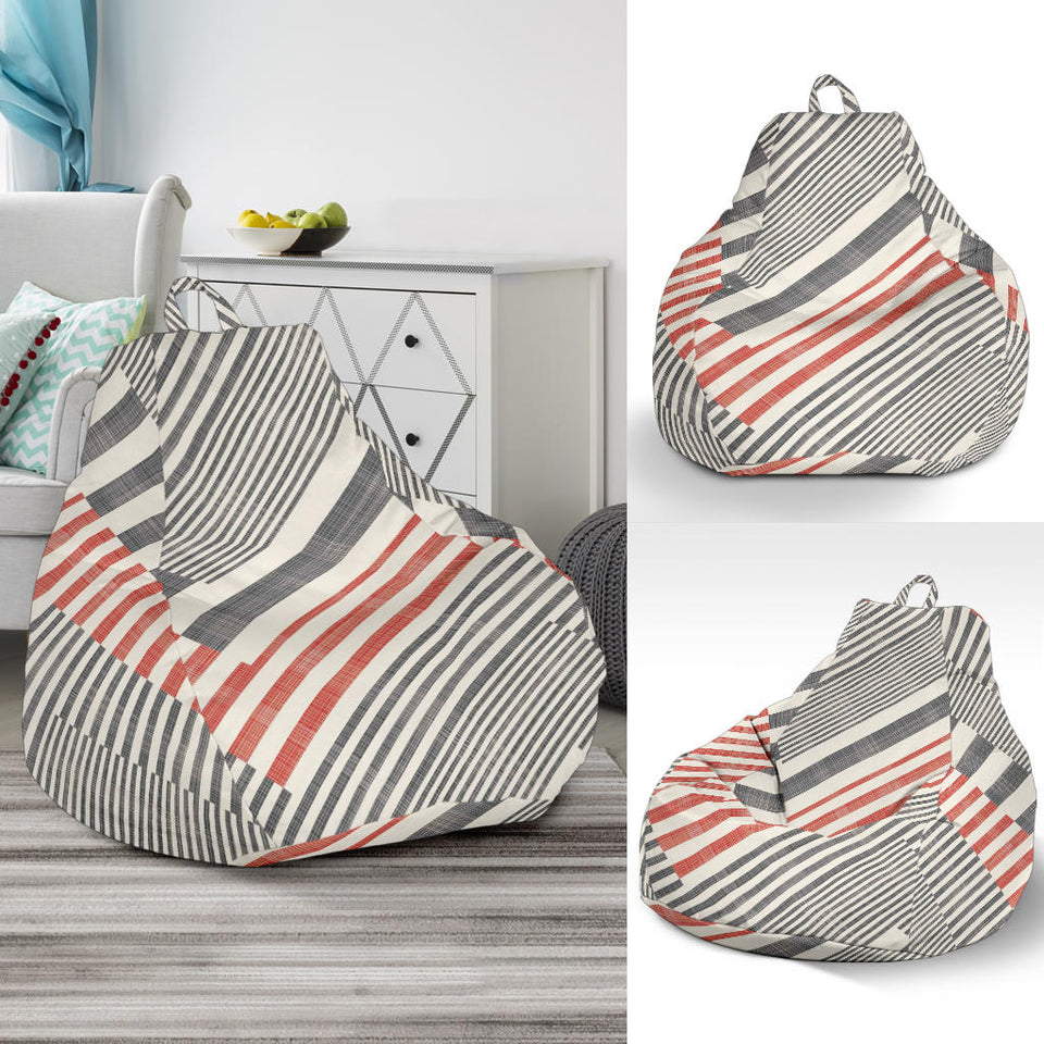 Zigzag Chevron Striped Pattern Bean Bag Cover
