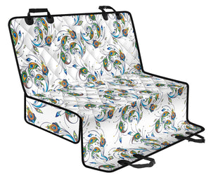 Peacock Feather Pattern Dog Car Seat Covers