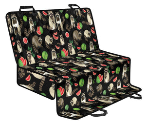 Raccoon Watermelon Pattern Dog Car Seat Covers