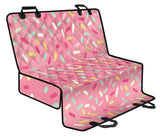 Pink Donut Glaze Candy Pattern Dog Car Seat Covers