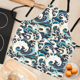 Japanese Wave Pattern Adjustable Apron