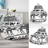 Camel Polynesian Tribal Pattern Bean Bag Cover