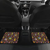 Snail Pattern Print Design 02 Front and Back Car Mats