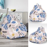 Cute Peacock Pattern Bean Bag Cover