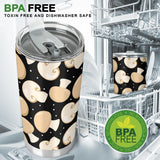 Champignon Mushroom Pattern Tumbler
