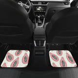 Papaya Pattern Front And Back Car Mats
