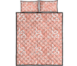 Snake lilies flower pattern Quilt Bed Set