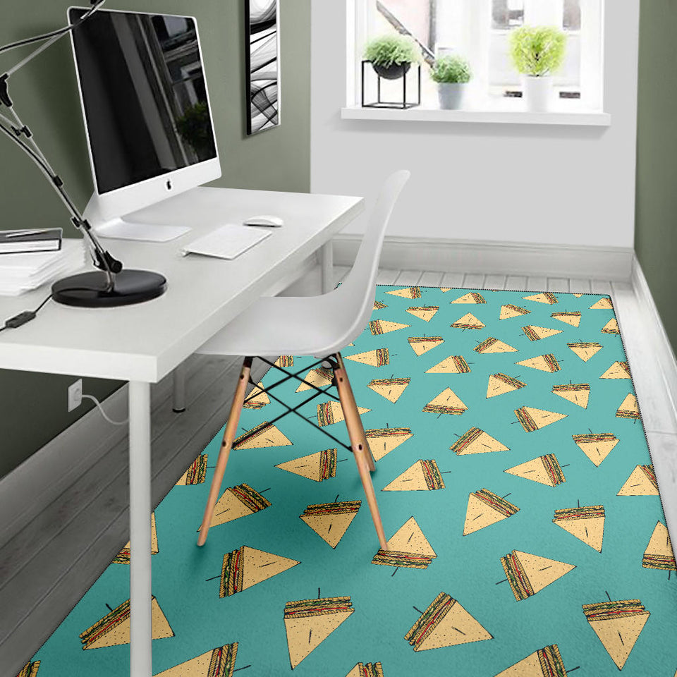 Sandwich Pattern Print Design 03 Area Rug