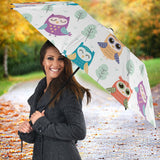 Cute Owl Pattern Umbrella