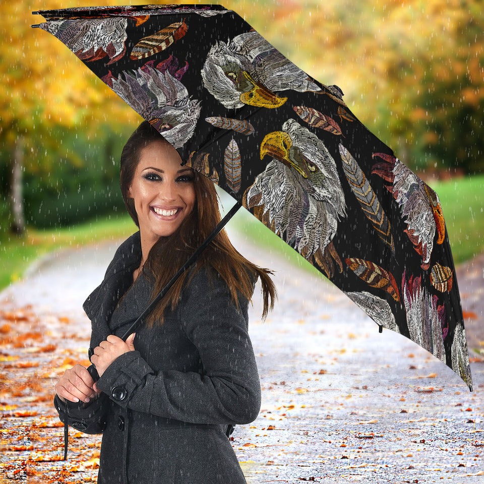 Eagle Pattern Print Design 05 Umbrella