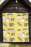 Cute Hamster Pattern Premium Quilt