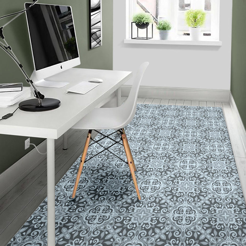Traditional Indian Element Pattern Area Rug