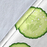 Cucumber Slices Pattern Premium Blanket