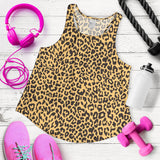 Leopard skin print Women Racerback Tank Top