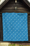 Darts Pattern Print Design 05 Premium Quilt