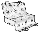 Cute French Bulldog Paw Pattern Dog Car Seat Covers