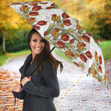 Red Tulips And Daffodils Pattern Umbrella