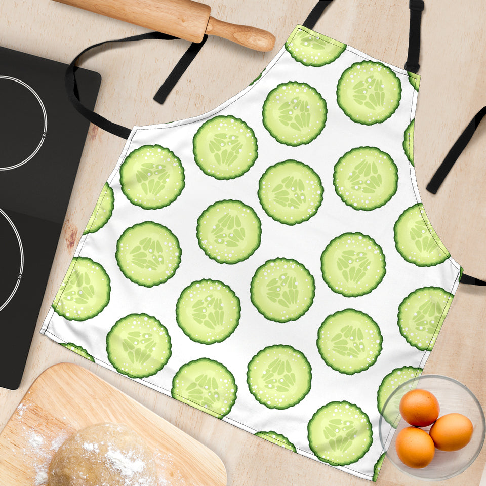 Cucumber Slices Pattern Adjustable Apron