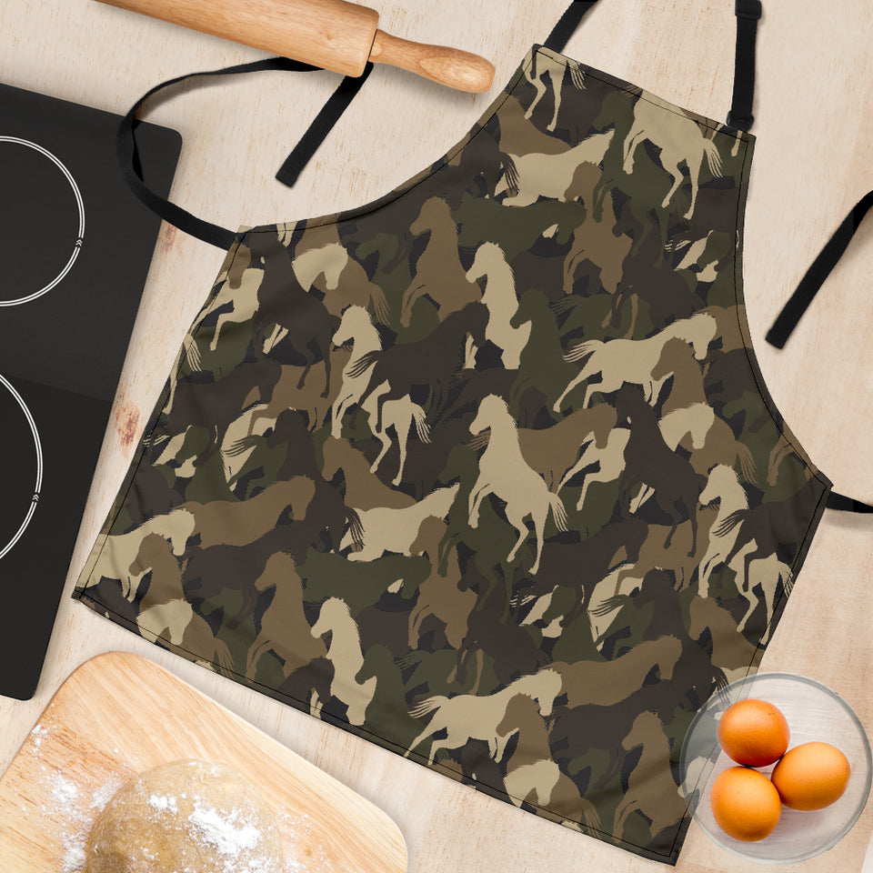 Horse Camo Camouflage Pattern Adjustable Apron
