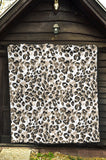 Leopard Skin Print Pattern Premium Quilt
