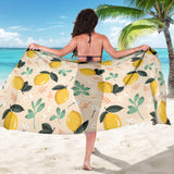 Lemon Flower Leave Pattern Sarong