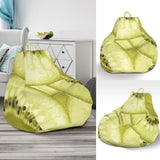 Sliced Kiwi Pattern Bean Bag Cover