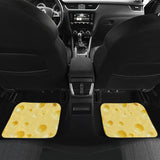 Cheese Texture Front And Back Car Mats