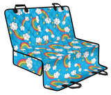 Rainbows Sky Clouds Pattern Dog Car Seat Covers