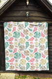 Colorful Shell Pattern Premium Quilt