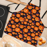 Halloween Pumpkin Pattern Adjustable Apron