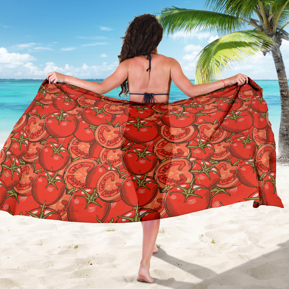 Red Tomato Pattern Sarong