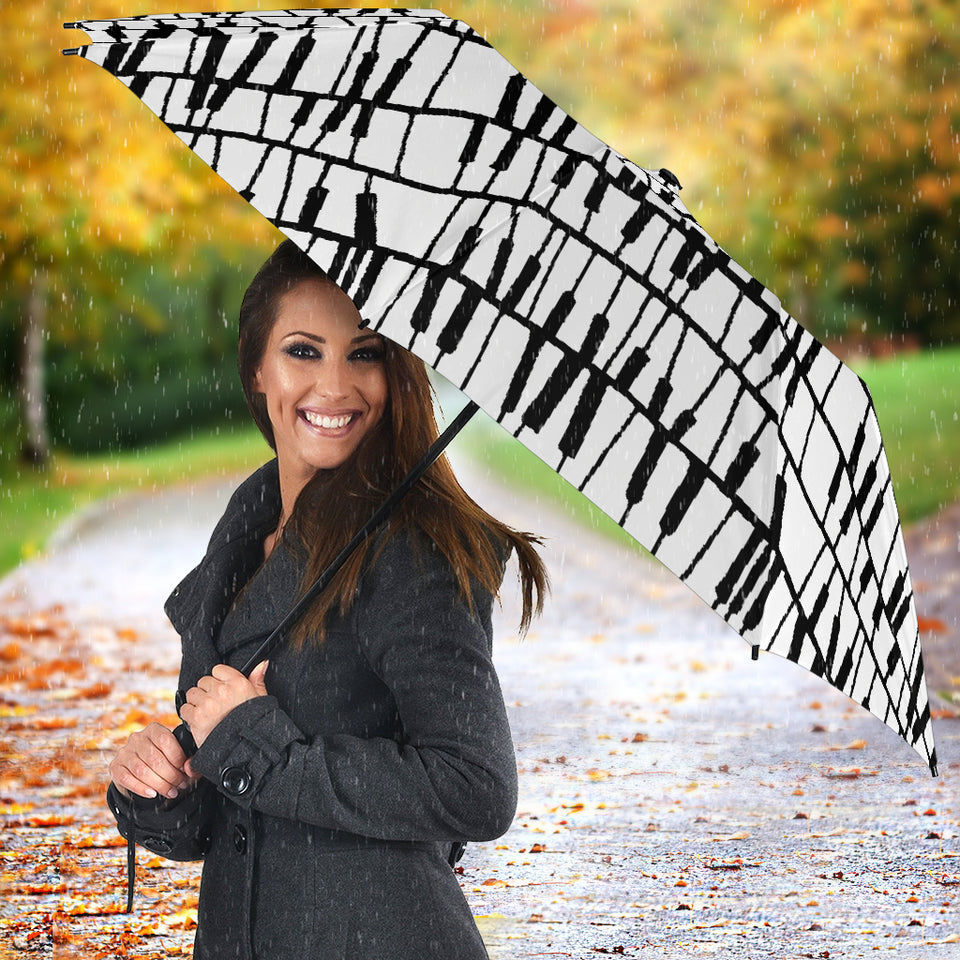 Piano Pattern Print Design 03 Umbrella