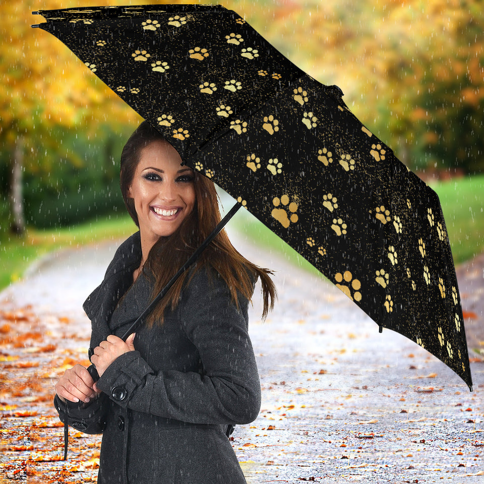 Dog Paws Pattern Print Design 05 Umbrella