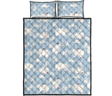 Cute polar bears Christmas decoration pattern Quilt Bed Set