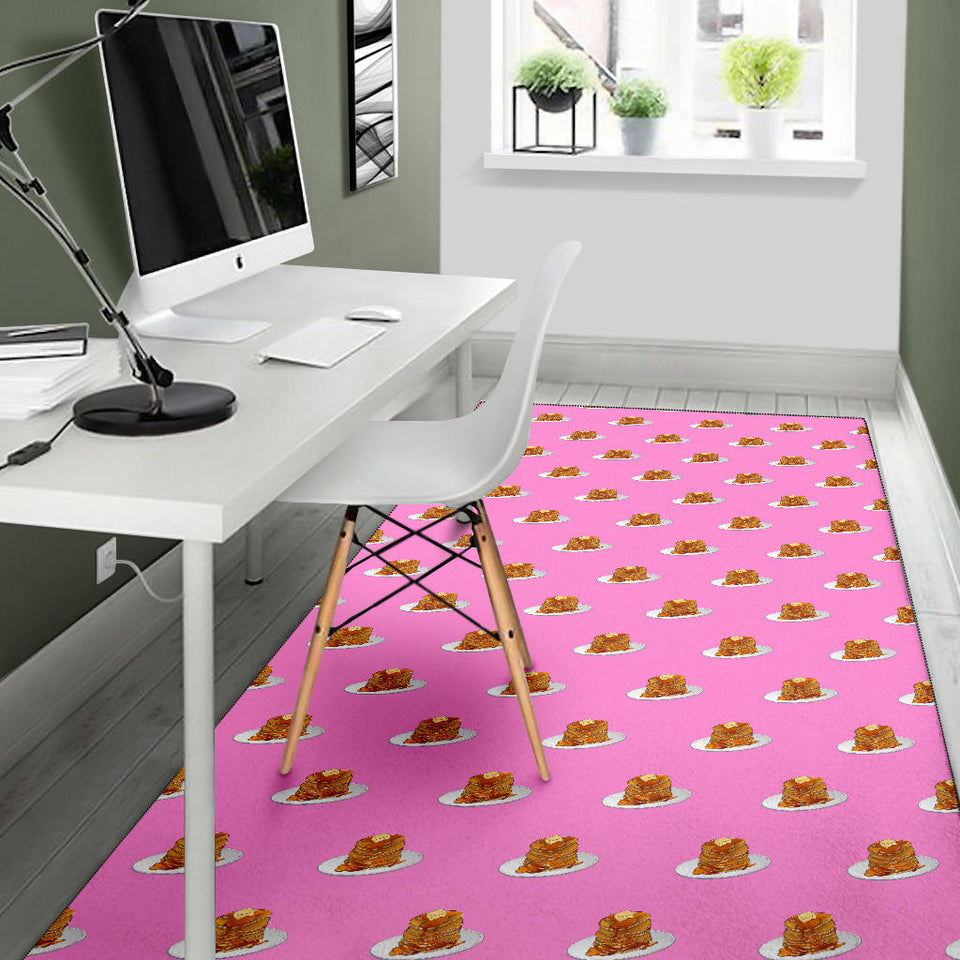 Pancake Pattern Print Design 04 Area Rug