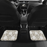 Scallop Shell Pattern Front And Back Car Mats