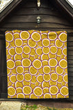 Passion Fruits Slice Pattern Premium Quilt