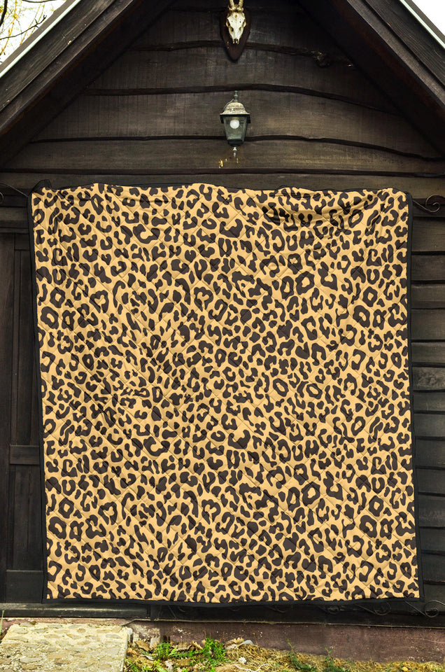 Leopard Skin Print Premium Quilt