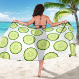 Cucumber Slices Pattern Sarong
