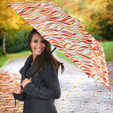 Fire Flame Watercolor Pattern Umbrella
