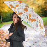 Cute Tribal Fox Pattern Umbrella