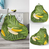 Banana Palm Leaves Pattern Bean Bag Cover