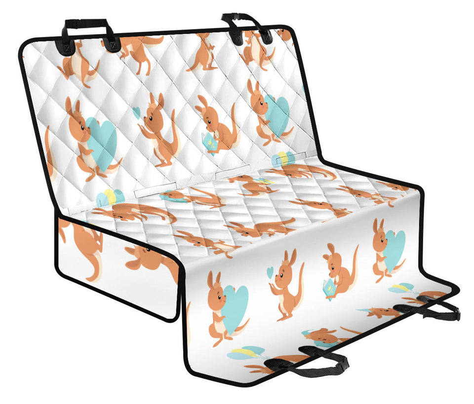 Cute Kangaroo Pattern Dog Car Seat Covers