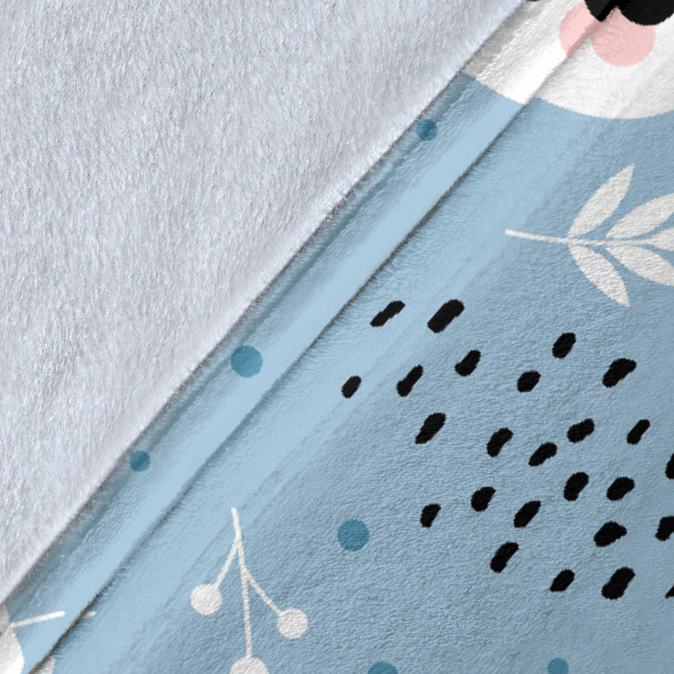 Cute Panda Pattern Premium Blanket