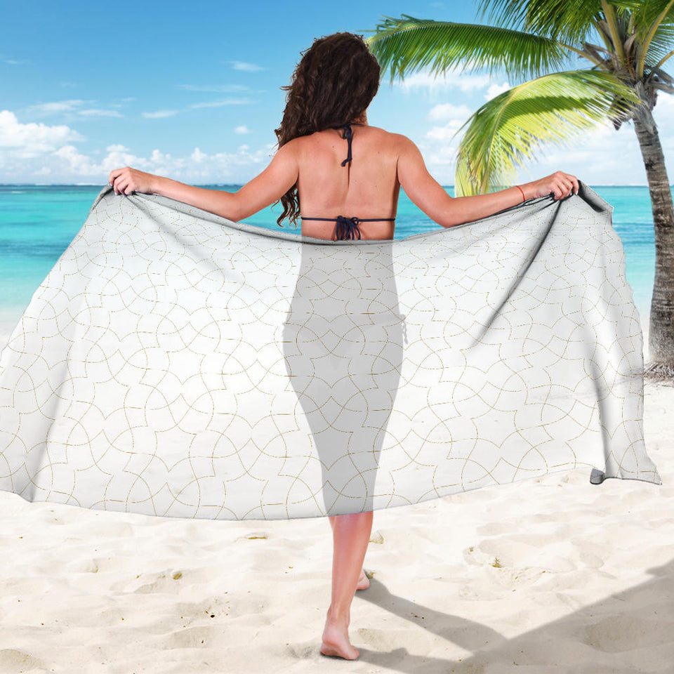 Arabic White Pattern Sarong