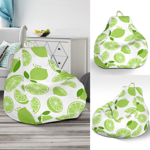 Lime Design Pattern Bean Bag Cover