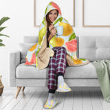 Guava Design Pattern Hooded Blanket