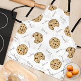 Sketch Style Cookie Pattern Adjustable Apron