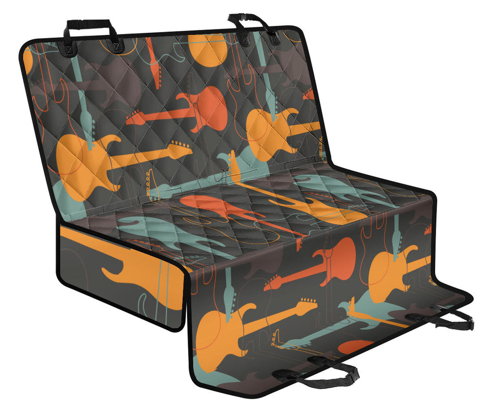 Electric Guitars Pattern Dog Car Seat Covers